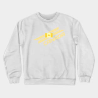 Minimalistic Gold Canada Flag Team Shirt Crewneck Sweatshirt